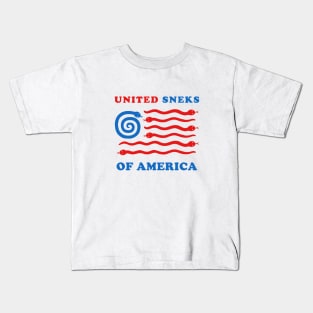 United Sneks Of America Kids T-Shirt